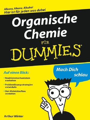 cover image of Organische Chemie f&#220;r Dummies